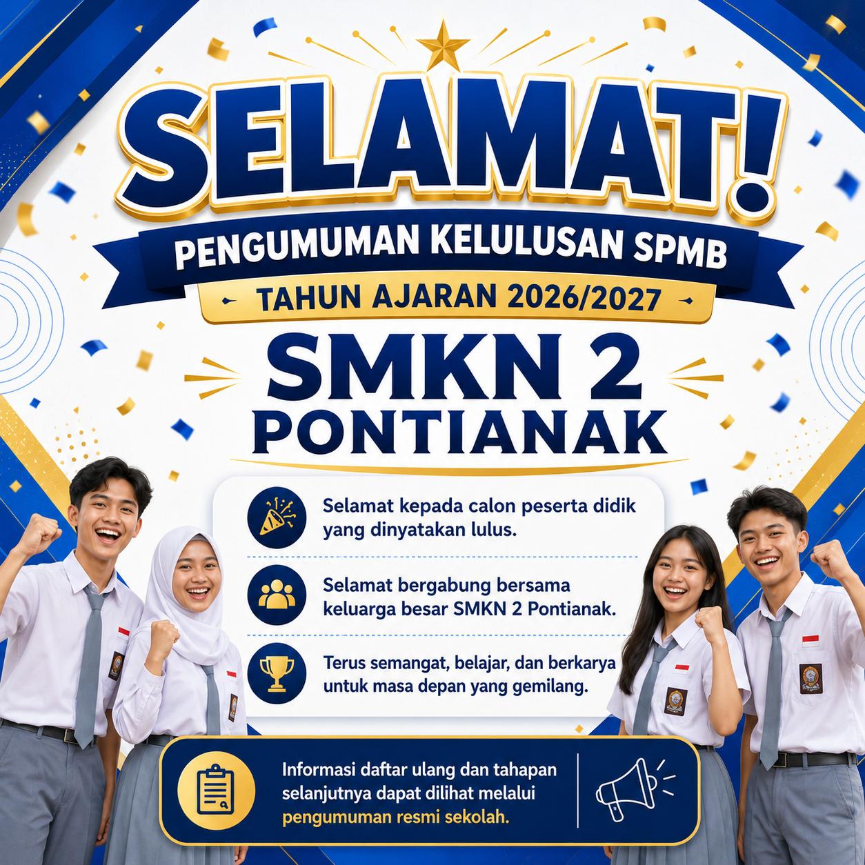 PENGUMUMAN KELULUSAN SPMB 2026